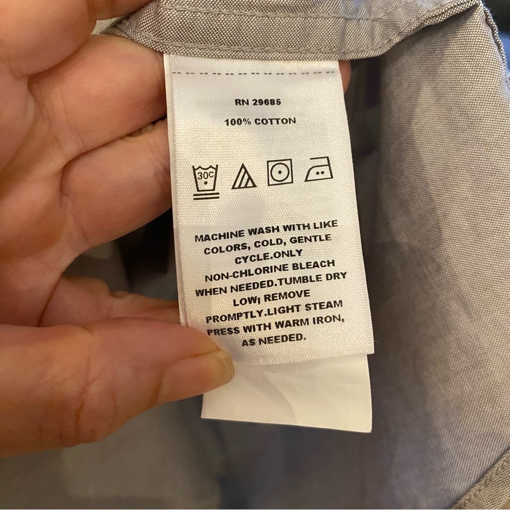 NWT~PENDLETON Men Light Gray Aztec Embroidery But… - image 7